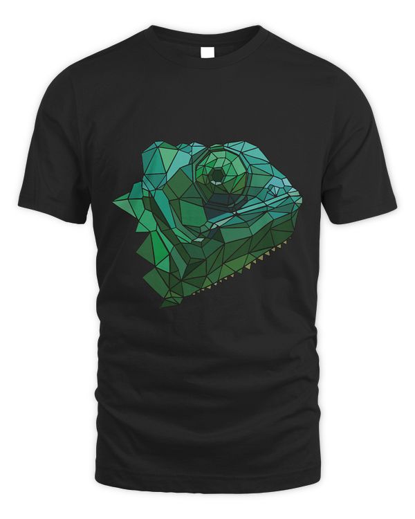 Chameleon Head Polygonal Reptile Lizard