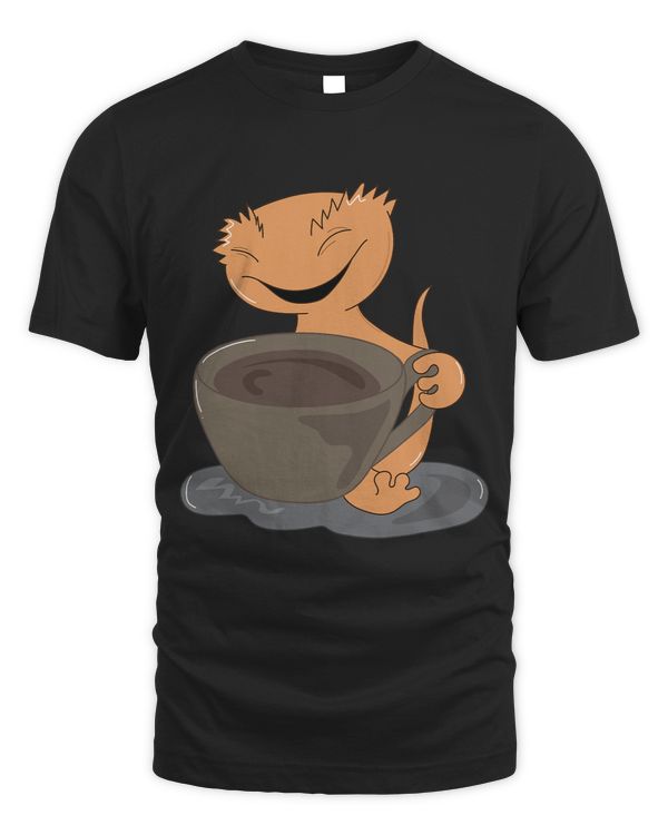 Crested Gecko Coffee Cute Lizard Lazy Office Monday