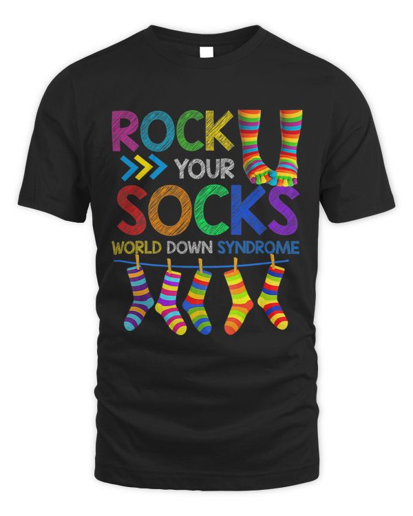 world down syndrome day t 2rock your socks awareness