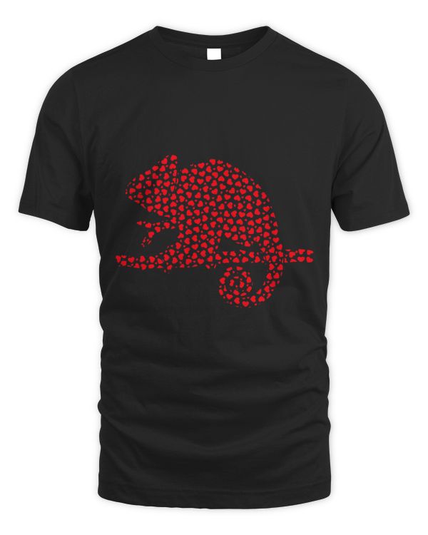 Chameleon Lover Funny Hearts Love Chameleon Valentines Day