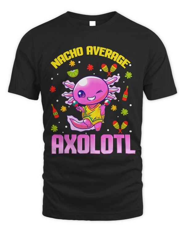 Nacho Average Axolotl Cinco de Mayo Kids Chili Pepper Poncho