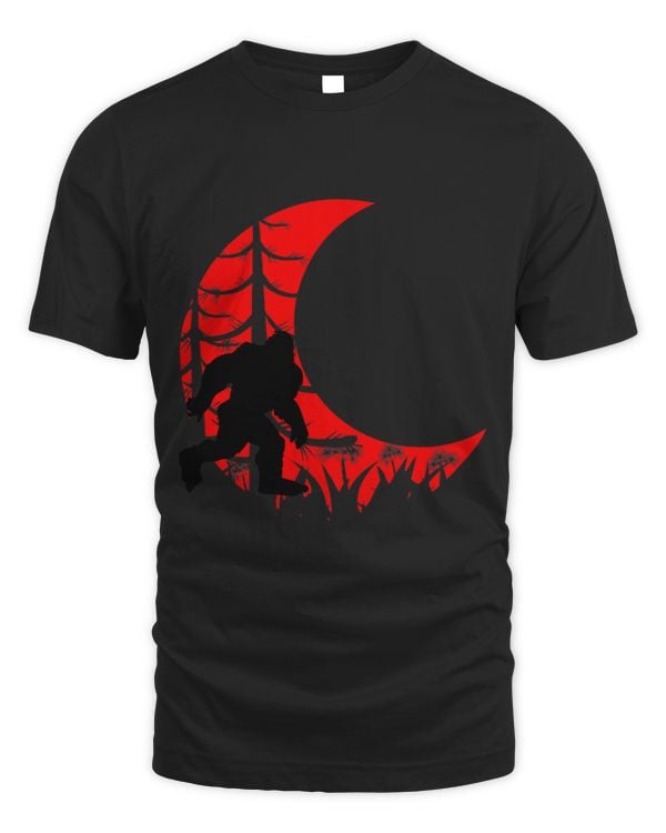 Cryptkins Scary Red Eyed Half Moon Bigfoot