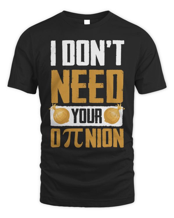 Opinion Pun Onion Math Teacher Pie Pi Symbol Costume Gift
