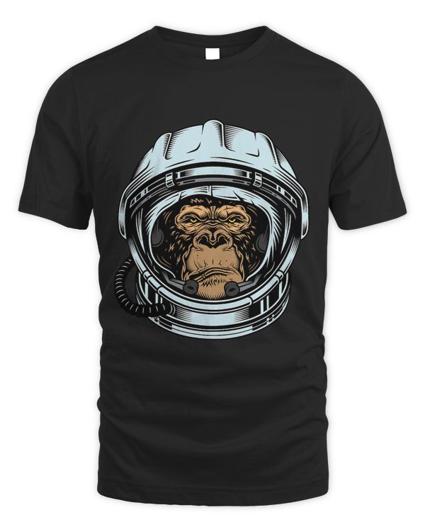 Apes Together Strong To the Moon Retro Astronaut Stocks
