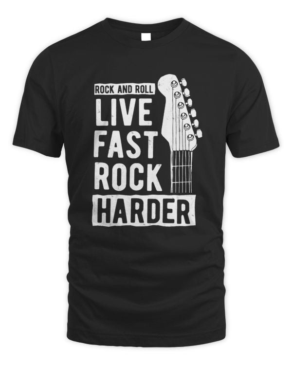 Rock Roll Live Fast Rock Hard Rock out