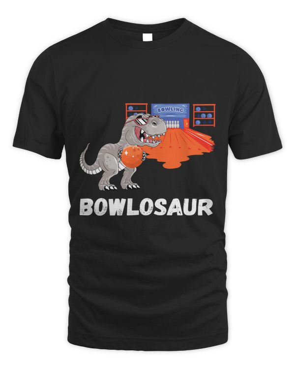 TRex Dino Funny Bowling Strike Bowling Pin Bowler Bowling