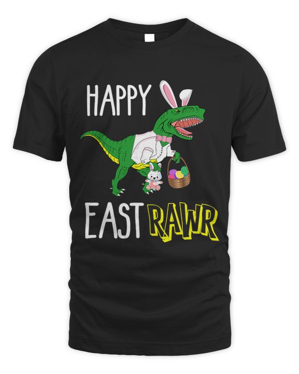 TRex Dinosaur Bunny Easter Egg Funny Happy East Rawr Roar