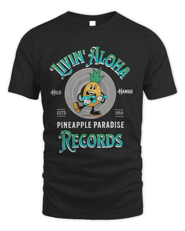 Funny Pineapple Playing Ukulele Hawaiian Ukulele Music Uke