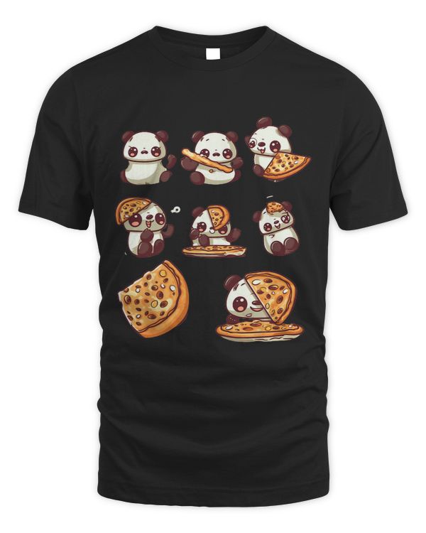 Cute Pepperoni Pizza Panda Bear Calzone Fast Food Teddy 9