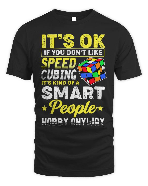 Smart People Hobby Funny Speed Cubing Competitive Puzzle