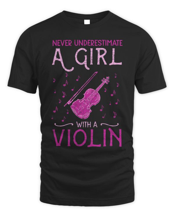 Violinist Women Girls Kids Musician Music Instrument Violin