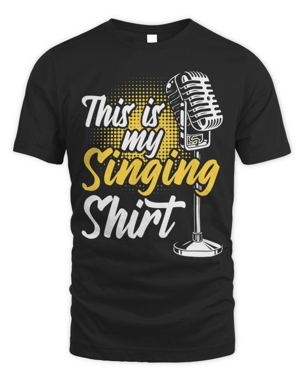 This Is My Singing Shirt Microphone Speaker Karaoke Singer