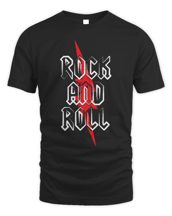 Rock And Roll Red Lightning Hard Rock Roll Rocker Concert