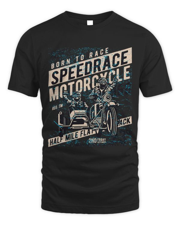 Speed Race motorcyclists and bikers