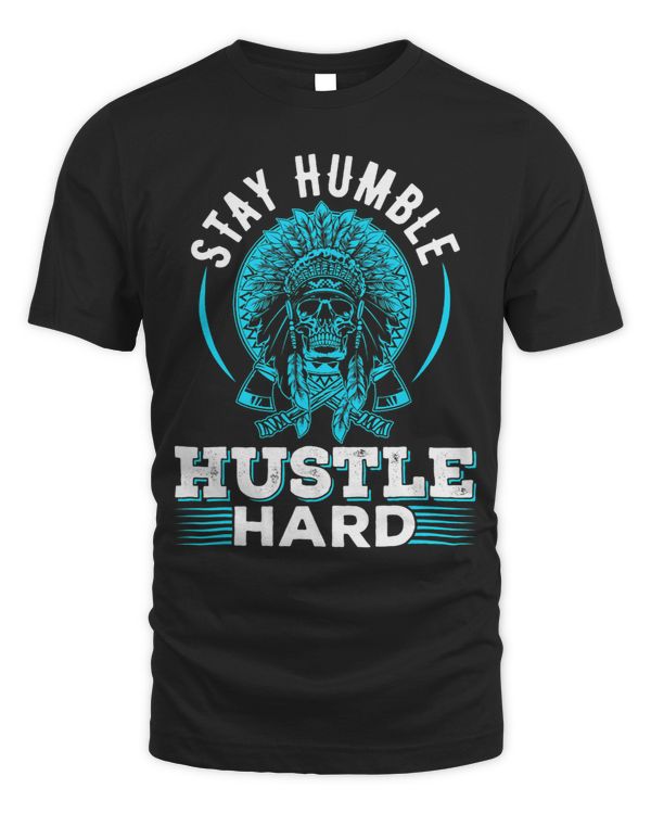 Stay Humble Hustle Hard Entrepreneur Christmas Rap Lover Tee