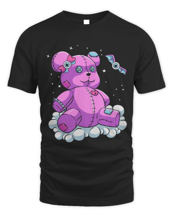Voodoo Doll Pastel Goth Teddy Bear Witchcraft Halloween