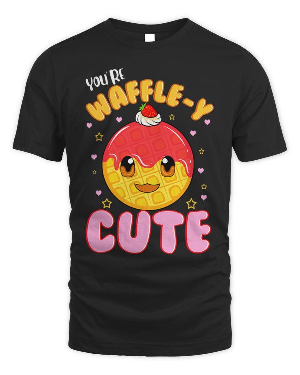 Waffle Lover Super Cute Strawberry Jam Waffle Breakfast