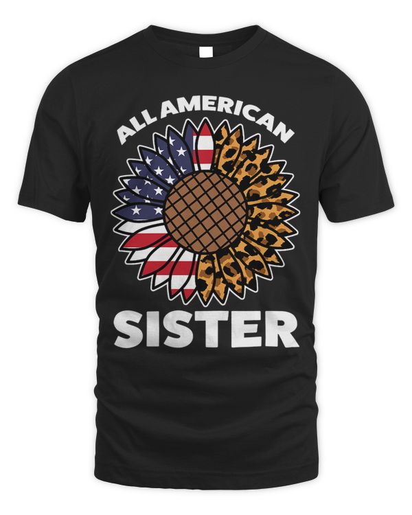 Womens All American Sister American Sister 4th of July