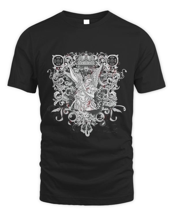 Tattoo angel streetwear biker style art clothing.