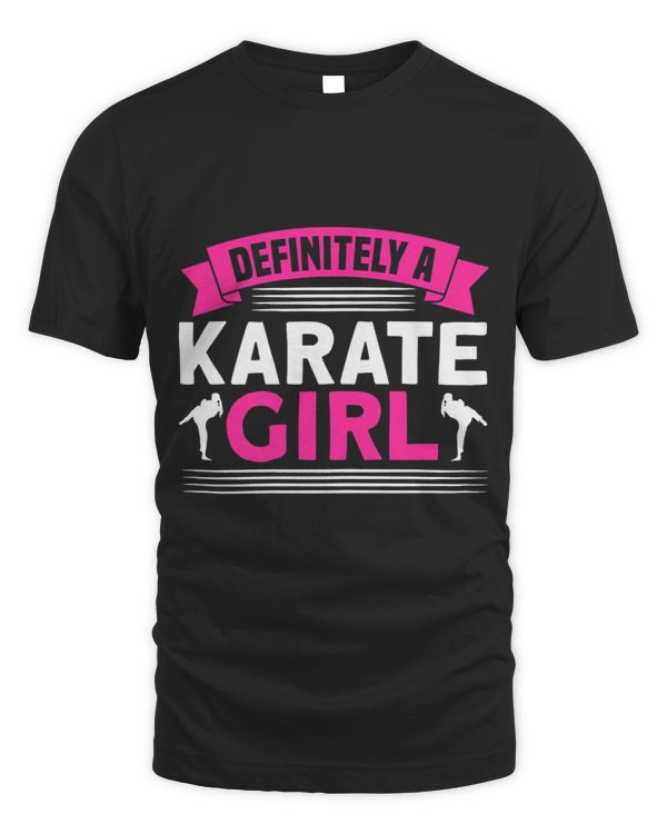 Womens Definitely A Karate Girl Karate Trainer Karate 2