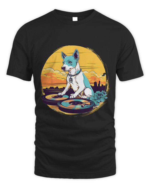 Turntablist Dog Lovers Funny Dog DJ