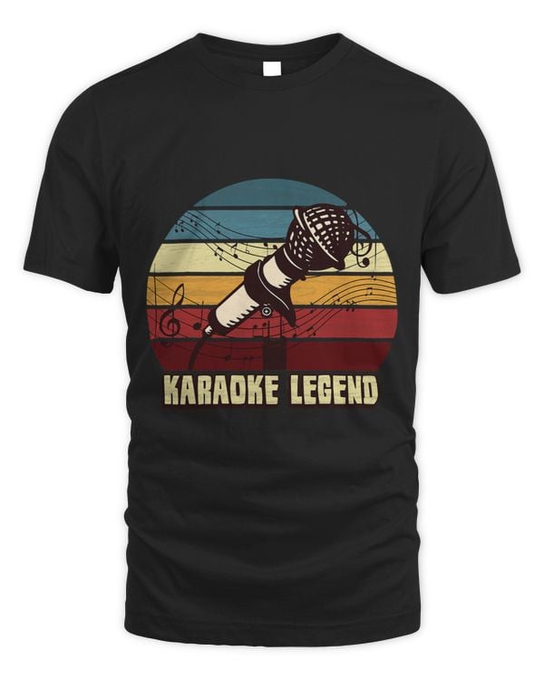 Vintage Karaoke Legend Funny Singing Music Lover