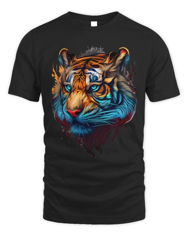 Amazing NeoTraditional Tattoo Style Tiger Head Design