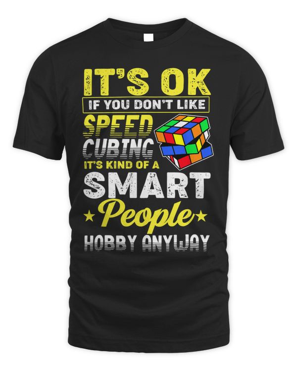 Smart People Hobby Funny Speed Cubing Competitive Puzzle