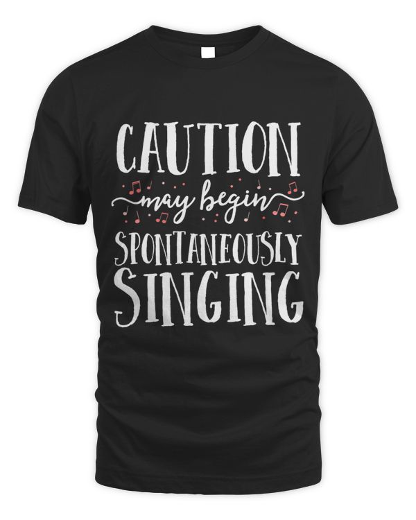 Caution May Begin Spontaneously Singing Choir Band Music