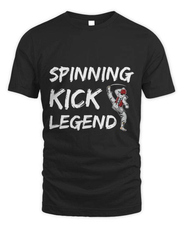 Spinning Kick Legend Design for a Taekwondo Instructor