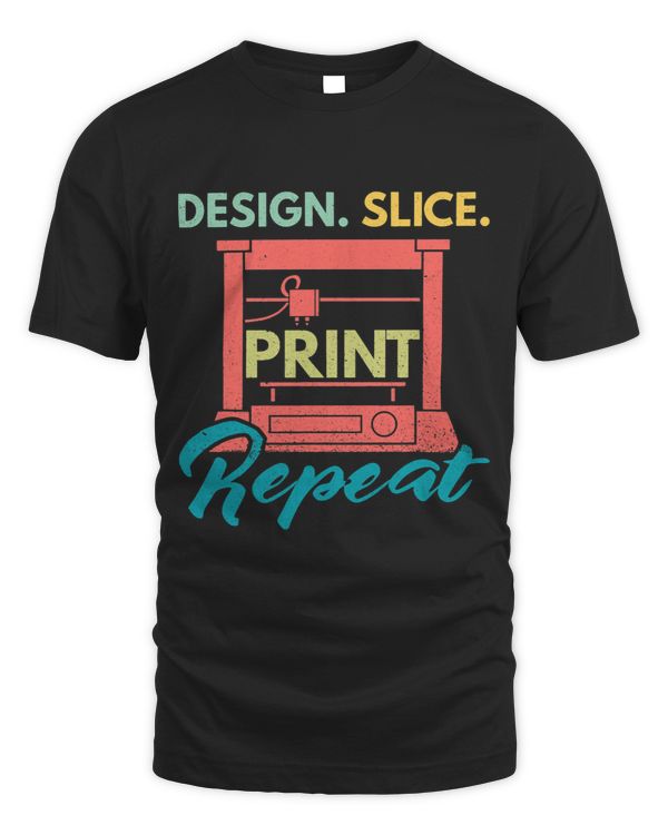 Design Slice Print Repeat 2Cool 3D Printing Vintage Retro