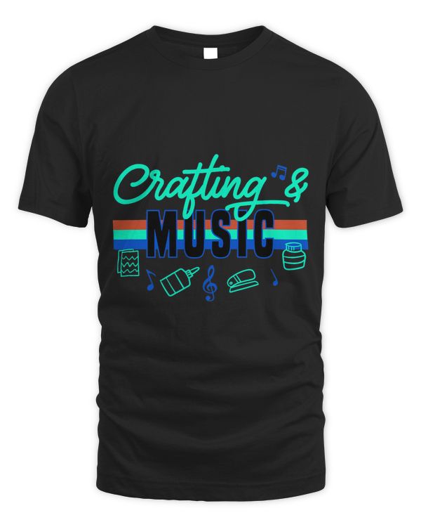 Crafting and Music Notes Scrapbooking Designer