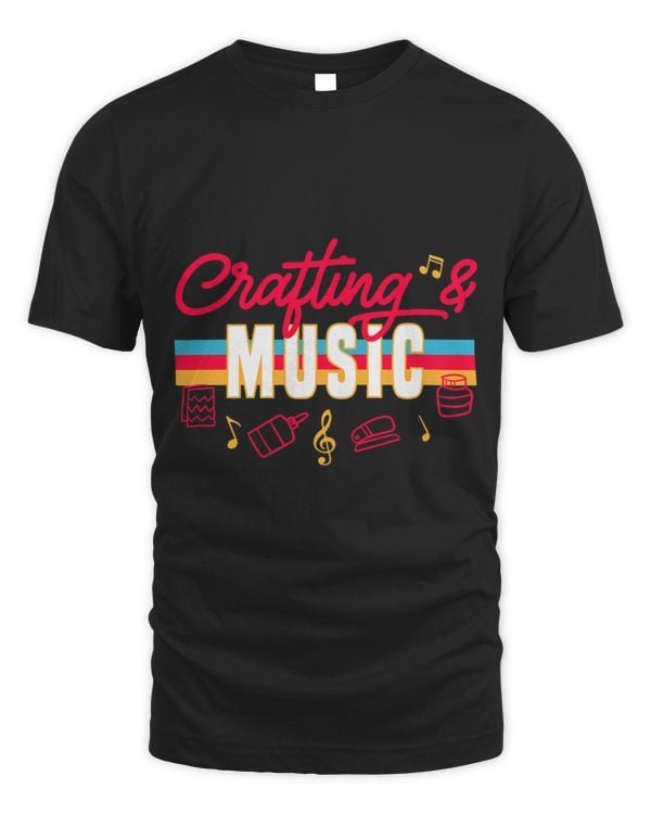 Crafting Hobby Designer Music Notes Musician