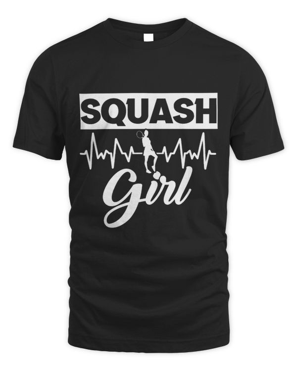 Squash Heartbeat Girl Player Ball Sports Indoor Tennis Court