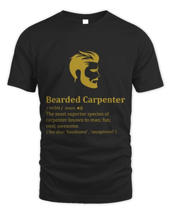 Funny Bearded Carpenter Definition Meaning Woodworker