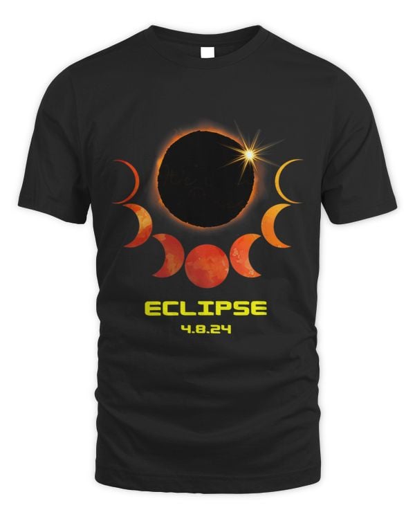 April 8 2024 Total Solar Eclipse MOON PHASE Eclipse