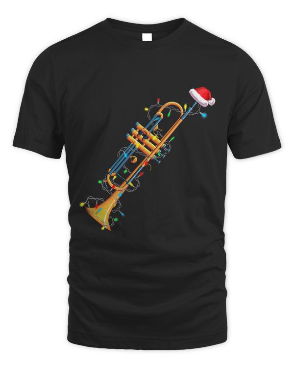 Funny Christmas Trumpet Tree Xmas Trumpet Player Gift