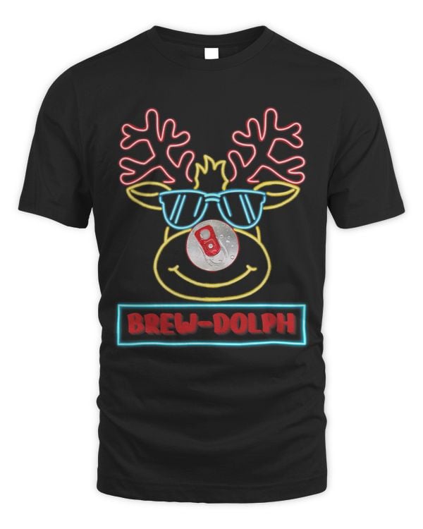 Christmas Beer Reindeer Brew Dolph for Beer lovers brewing