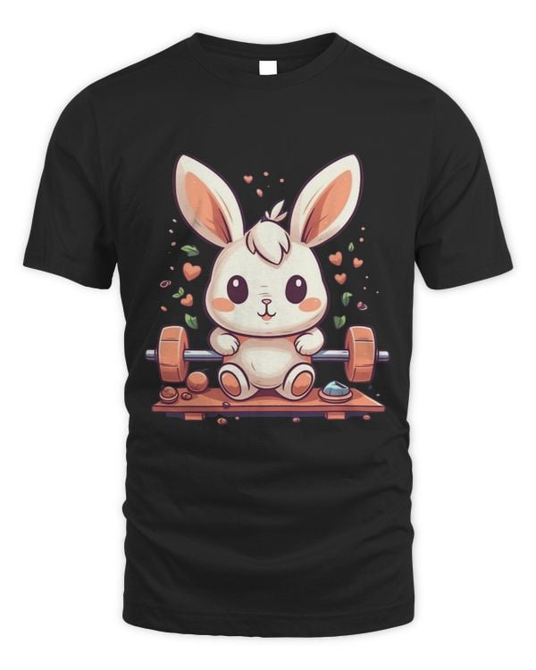 Funny Gym Workout Bunny Fitness Studio Rabbit Cardio Pump45