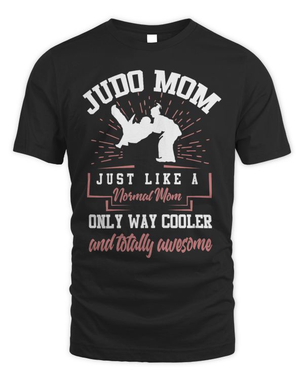 Womens Judo Mom Shirt Funny Judoka Martial Art Sport Judo Mother