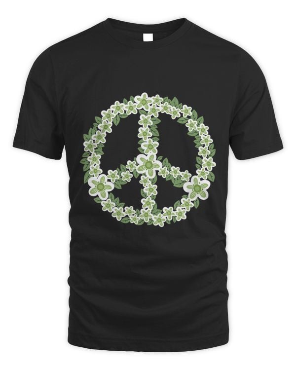 Flower Peace Sign Green Flowers Gardening Floral Hippie