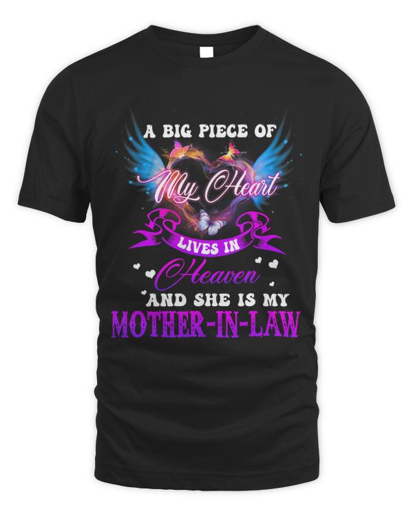 Big Piece Of My Heart Lives In Heaven She Is MotherInLaw