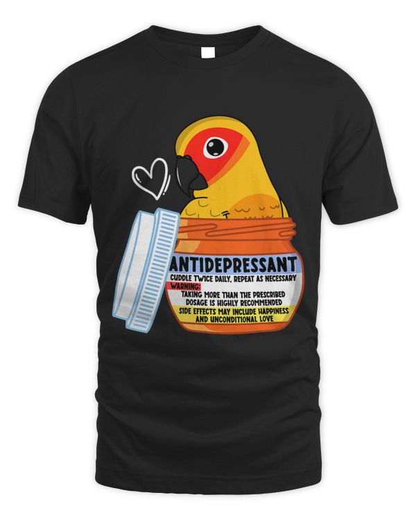 Cute Antidepressant Parrot I Sun Conure