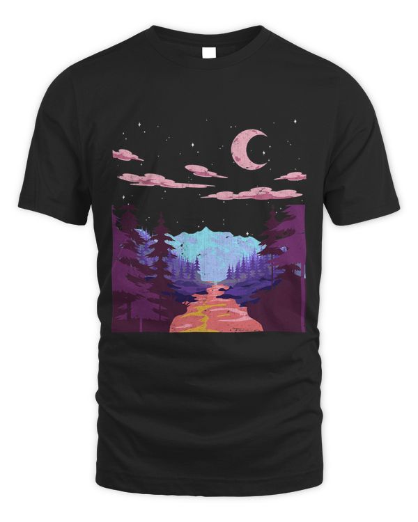 Forest Trees Outdoor Nature Lover Crescent Moon Nature 1