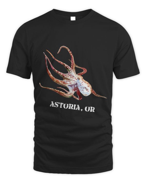 Astoria OR Octopus Design Marine Wildlife Animal Lover