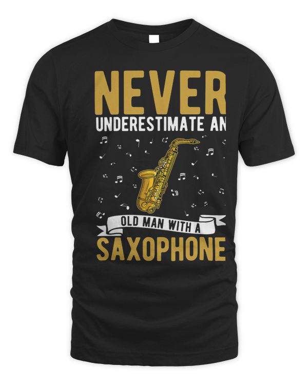Saxophone Old Man Saxophone Player Grandpa Saxophonist 6