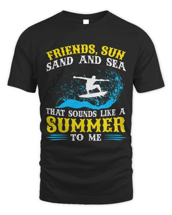 Friends Sun Sand And Sea Summer