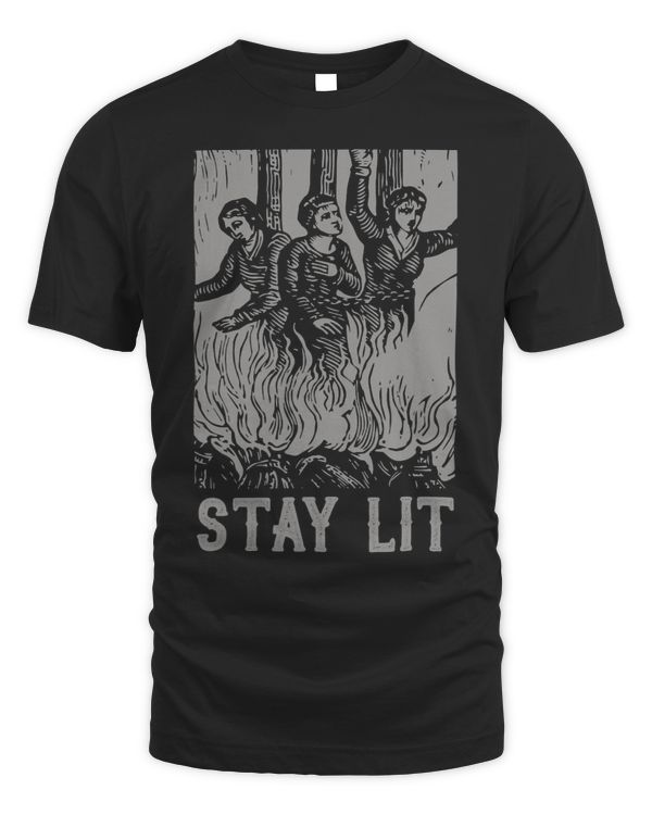 Stay Lit Occult Satan Baphomet Witch Unholy Tarot Card