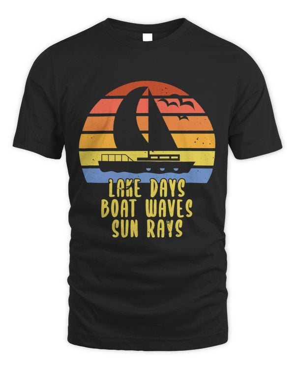 BOATING Lake Days Boat Waves Sun Rays Boating River