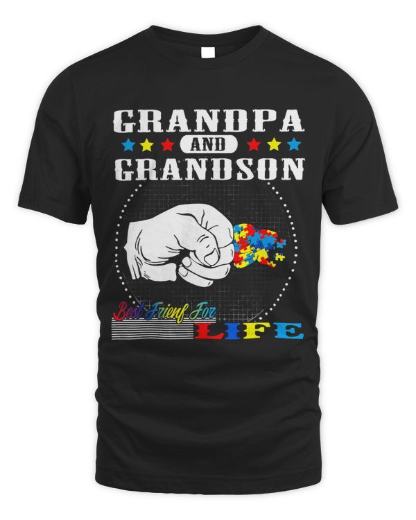 Autism Awareness Grandpa Grandson Best Friend for Life Gift
